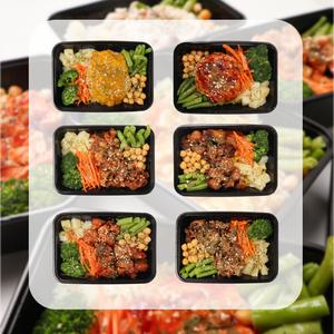 [윤식단] 양많은 직장인 냉동 단백질 단백밥 도시락 프리미엄 6종 세트