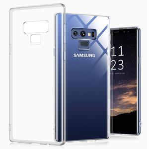 크리스탈 클리어 울트라 얇은 슬림 소프트 갤럭시 케이스 9 TPU 뒷면 커버 전화 참고 GalaxyNote9 Note9 삼성 젤 투명
