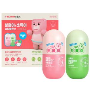 GRN 분홍이 초록이 벨리곰 슬림밸런스 2종 세트