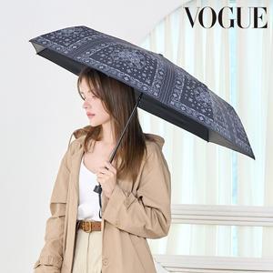 보그 50 페이즐리 암막코팅 3단 슬림 우양산(블랙,네이비,아이보리) MUVGU60003