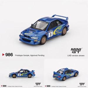 사전 판매 MINIGT 986 1:64 스바루 임프레자 WRC99 1999 랠리 호주 우승자 # 5개의 독점 다이캐스트 자동차