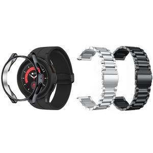 갤럭시워치4 클래식 46mm 범퍼 케이스+메탈 스트랩