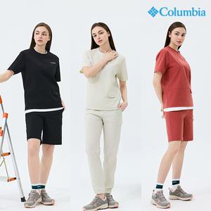 [25SS][Columbia] 컬럼비아 여성 옴니테크 썸머 셋업 4종 (티셔츠 2종+반바지 1종+긴바지 1종)