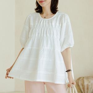 [데드라](110size)체커지지미블라우스 TBE3158_DC