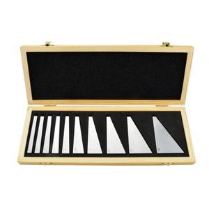 12pcs 정밀 앵글 블록 세트 1/4 ~ 30도 선반 게이지 기계 도구 내구성
