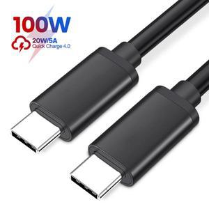 USB연장선 호환 USB연결케이블 3.0 노트북 PC USB 케이블 PD100W C-유형 C Xiaomi 용 고속 충전기 Samsung