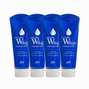 C2Y 퓨어 아쿠아 휩 폼클렌징 220ml (4개)