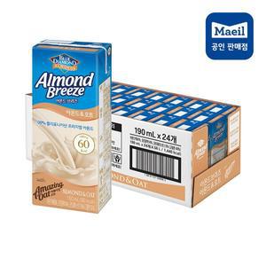 매일유업 아몬드브리즈 아몬드앤오트 190ml 24팩
