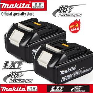 Makita  업그레이드된 BL1860 충전식 배터리 18 V 6.0A 리튬 LXT 400