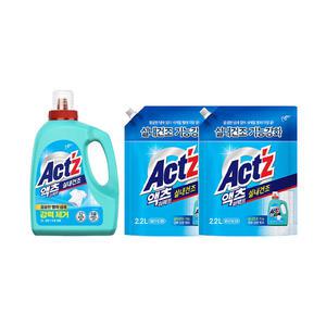피죤 액츠 퍼펙트 실내건조 겸용 3L, 1개 + 리필 2.2L, 2개
