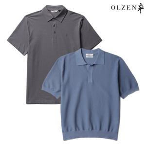 [롯데백화점]올젠 여름 반팔 티셔츠&카라니트 택 1 (ZOF2ET1309/ZOF2TT1309)