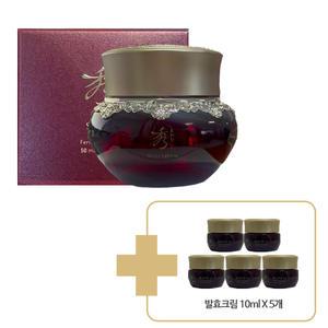 수려한 효비담 발효 크림 50ml + 증정품(발효 크림 10ml X 5개)