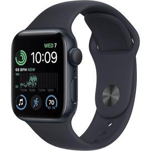애플워치 SE 2세대 GPS 40mm 미드나잇 알루미늄 케이스 스포츠 밴드 ML