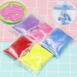 DIY 100g 젖지 않은 마법의 모래 수제 장난감 무독성 화성 공간 교육 어린이 선물