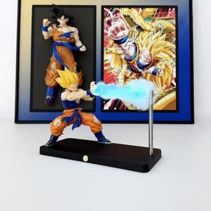 rgb피규어Nikolatoy Son Goku Kamehameha 웨이브 마그네틱 라이트 램프 드래곤 볼 카카 롯토 모델 장식 애