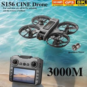 새로운 원본 S156 드론 8K WIFI GPS 전문 HD 항공 사진 원격 제어 듀얼 카메라 Quadcopter 장난감 UAV
