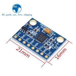 자이로 센서 DIYTZT IIC GY-521 MPU-6050 3 축 아날로그 자이로스코프 센서 및 가속도계 모듈 아두이노용