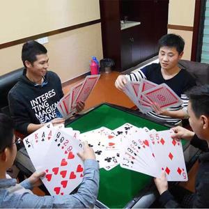 성인을위한 점보 대형 4 배 더 큰 포커 카드 놀이 게임  Juegos De Mesa Familiares Divertidos Partyspiel