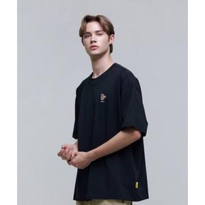 매장정품 내셔널지오그래픽 NATIONALGEOGRAPHIC N252UTS930 동물 와펜 세미오버핏 반팔 티셔츠 CARBON BLAC