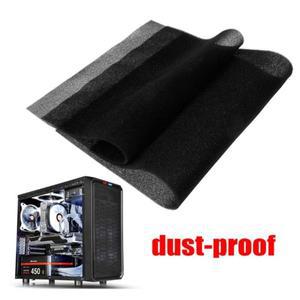 DIY 컴퓨터 먼지 필터 메쉬 5004003mm/5mm PC 케이스 팬 쿨러 방진 커버 스폰지 검은