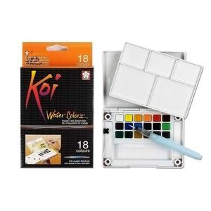 사쿠라 코이 WATER COLORS 18 COLOR SET 고체물감