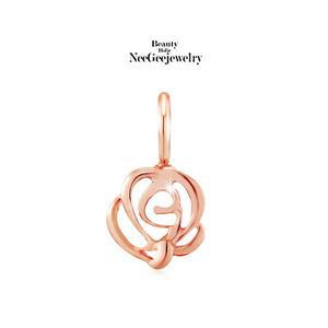 [NeeGee] 14K PINK GOLD 핑크장미펜던트