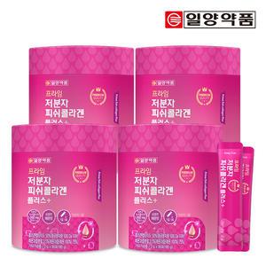 일양약품 프라임 저분자 피쉬콜라겐 90포 4통(12개월분) / 먹는 엘라스틴