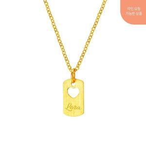 갤러리아 [삼성금거래소 MELORA] L컬렉션 24K 하트 투 하트 BABY 목걸이A 3.75g