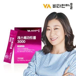 비타민마을 레스베라트롤 3000 3g 1박스 30포