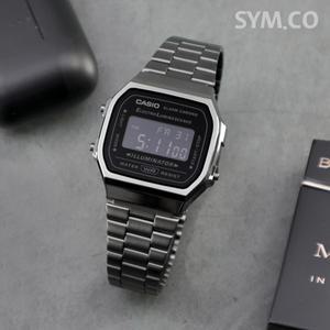 정품 스타샵 A168WGG-1B 카시오 남성 시계 c64