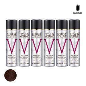 더마클라센 스타일앤 볼륨짱짱 흑채 스프레이 자연갈색 120ml x6
