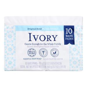 아이보리 IVORY 오리지널 비누 순한 저자극 세수비누 90g 10개