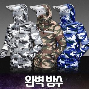 [신세계몰]남자 우비 상하세트 오토바이 낚시 배달 라이더 방수 레인코트 비옷 건설 현장 작업복 우의