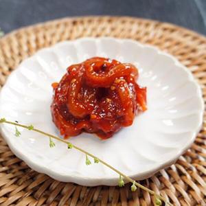 [미미의 밥상]매콤달콤 오도독 싱싱 오징어젓(1kg/진공포장)