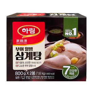 하림 부여알밤 삼계탕 800g X 2