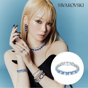 [/본사정품] Millenia Tennis 블루 로듐 팔찌M 5694135