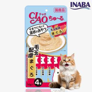 이나바 챠오츄르 헤어볼 참치 4p (SC-101)