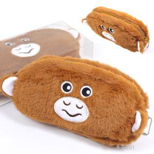 7000 우탄이 파우치 1개 오랑우탄 보들보들 필통 오랑이 원숭이 펜케이스