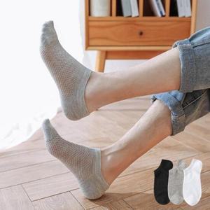 3개 남성 통풍 메쉬 망사 단목 양말 URK369 캐주얼 스니커즈양