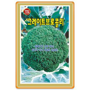 브로콜리 씨앗 300립 그레이트 브로컬리씨앗 씨 종자