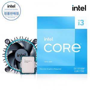 인텔 CPU 코어 i3-13세대 13100F 랩터레이크