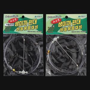 [기타]루어베스트 생미끼 편대 묶음 바늘 채비 농어 우럭 민어 외수질