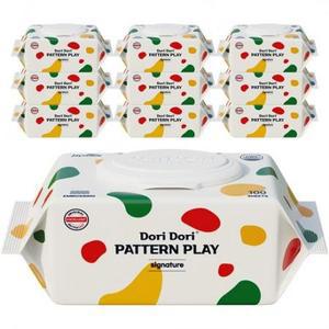 도리도리 패턴플레이 시그니처 아기물티슈 캡형, 100개입, 50g, 10개 one option