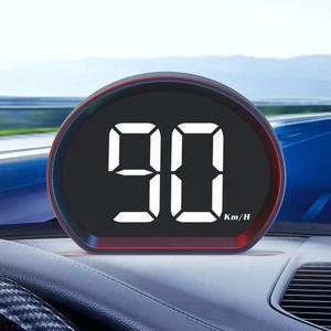 차량 속도계 디스플레이 KMH 트럭 앤 GPS HUD 계량기 MPH 디스플레이 속도계 속도 디지털 헤드업 부품 액세서리 플레이 플러그 자동차 자동차