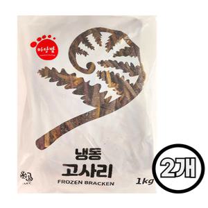 마당발 냉동 고사리 1kgx2개 육개장 무침 반찬 비빔밥 명절 제사