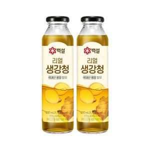 [CJ]백설 리얼생강청 310ml x2개