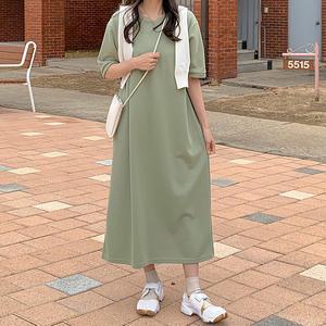 [제작] 길트 5부 소매 롱 원피스 80830 빅사이즈여성의류