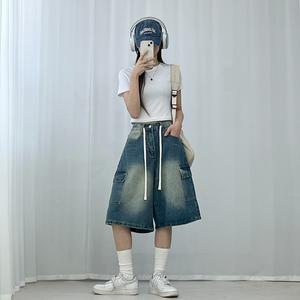 [S~XL] 버뮤다 워싱 카고 데님 팬츠 3컬러
