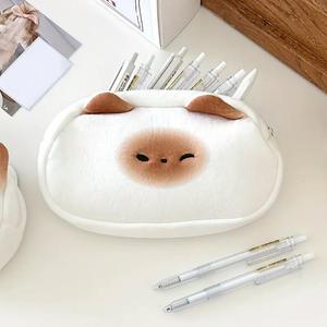 말랑콩떡 빵냥 식빵고양이 인형 화장품 파우치 신학기 필통