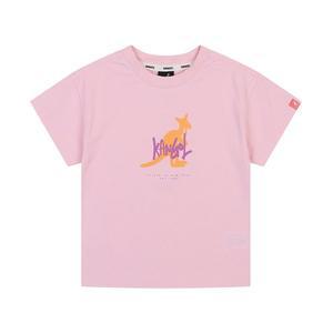 [캉골키즈](마산점)뉴 캥거루 그래픽 쿨맥스 티셔츠 RB 0205 핑크 (ARBCRT02050PK)